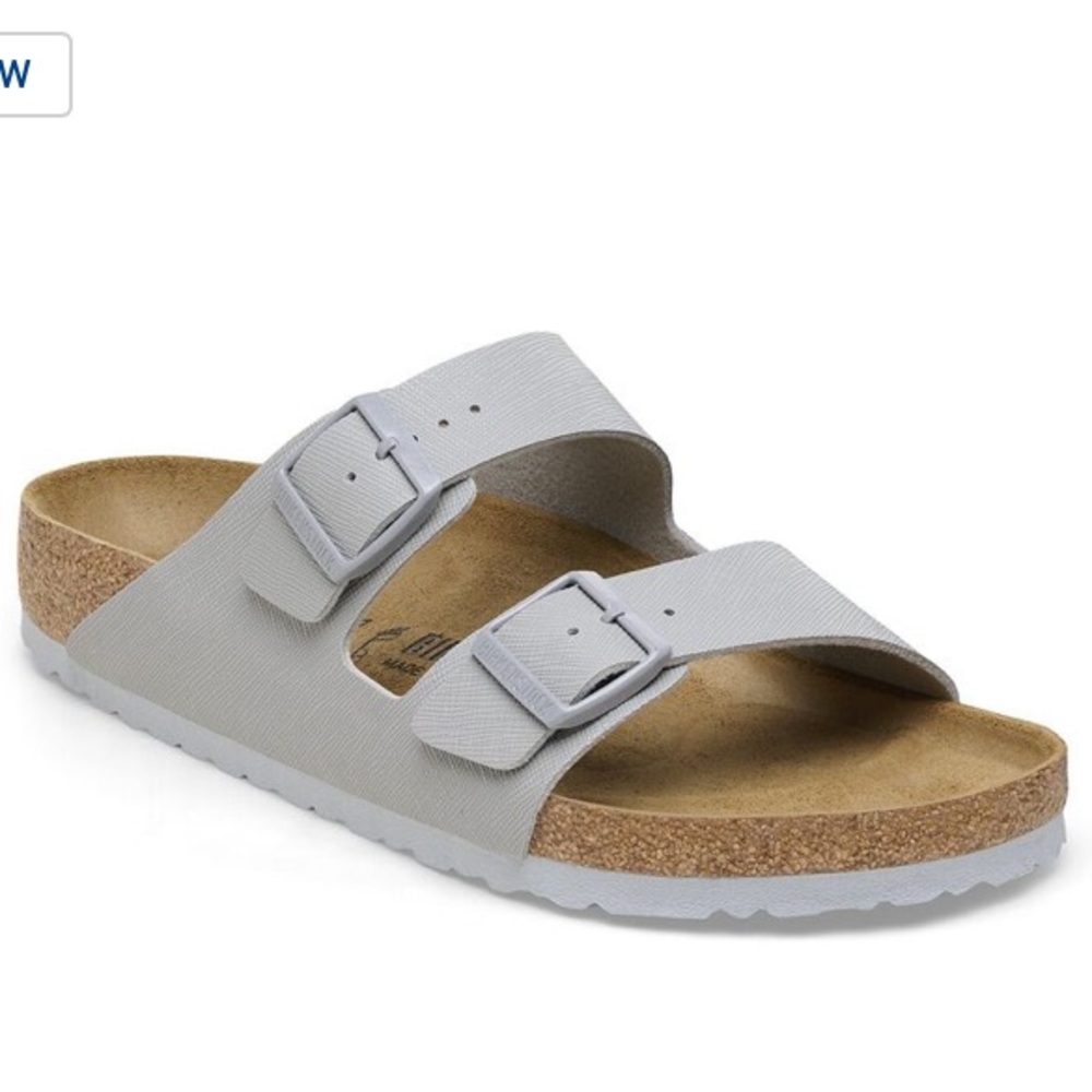 NWT Birkenstock Arizona sandals with Birko-Flor in Stone Coin - Picture 2 of 6